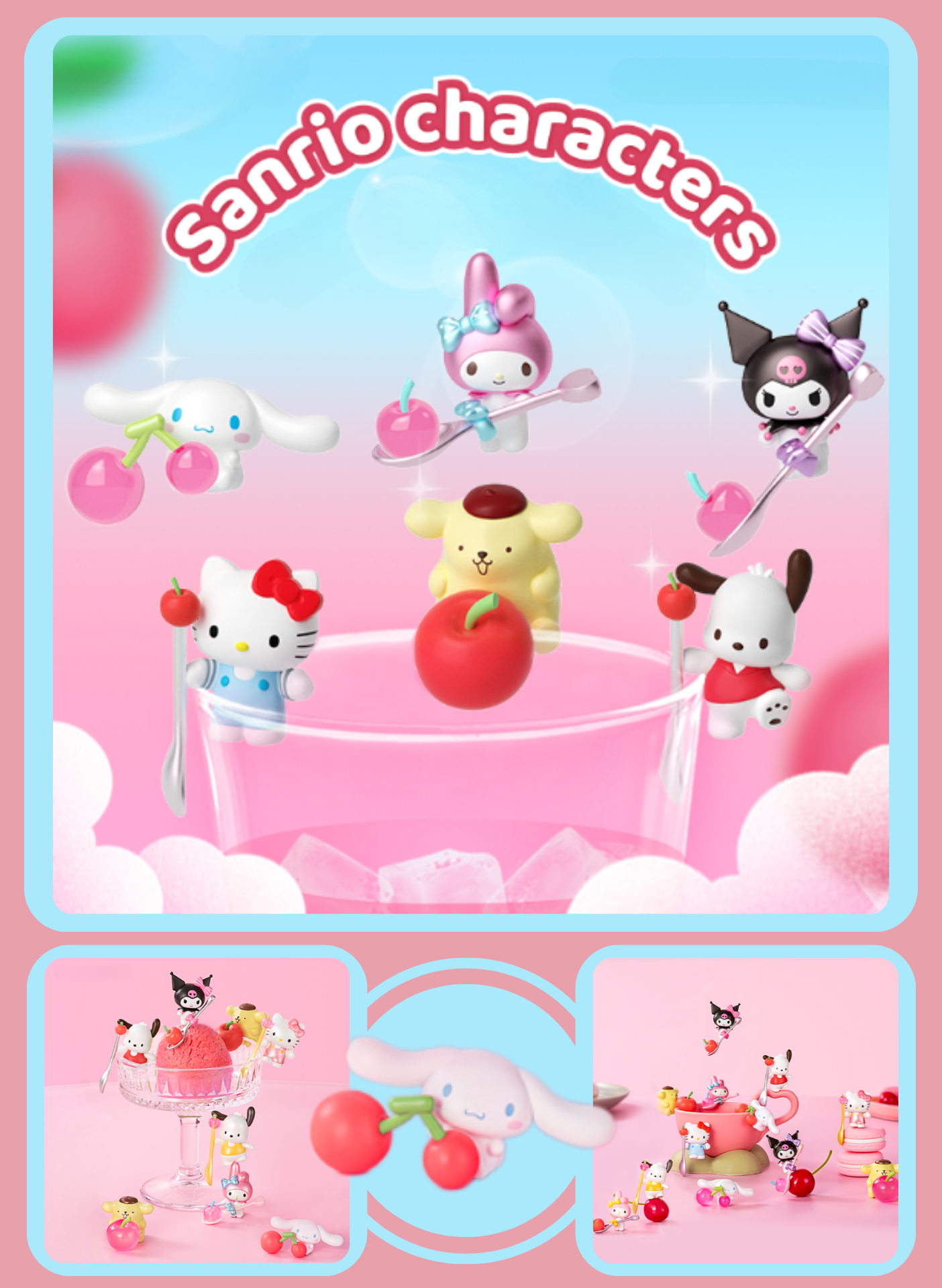 Sanrio characters Cherry Fruity Series - Cute Beans